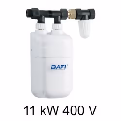 Dafi POZ03138, Sans réservoir (instantané), verticale, 11000 W, Intérieure, Blanc