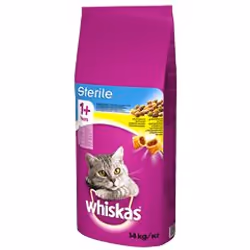 ‎Whiskas 5900951259418, Adulte, Toutes races, Poulet, 14 kg