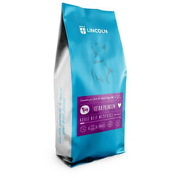 Lincoln - Bœuf au riz - Adulte - Croquettes pour chien - 12kg