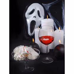 PartyDeco SDL40H-OP bougie en cire Autres Noir, Rouge, Blanc 25 pièce(s)