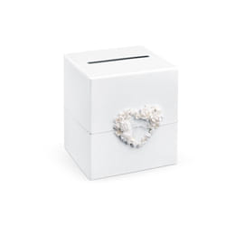 PartyDeco PUDTM4-KARTON Boîte de rangement Rectangulaire Papier Blanc
