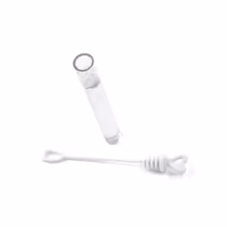 PartyDeco Bulles de savon en forme de cœur, blanc