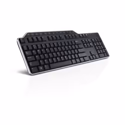 DELL KB-522, Taille réelle (100 %), Avec fil, USB, QWERTY, Noir