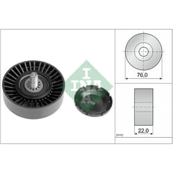 Galet enrouleur de courroie d'accessoire INA 532 0323 10