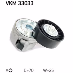 Tendeur de courroie, courroie trapézoïdale à nervures SKF VKM 33033