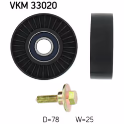 Galet enrouleur de courroie d'accessoire SKF VKM 33020