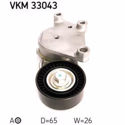 Tendeur de courroie, courroie trapézoïdale à nervures SKF VKM 33043