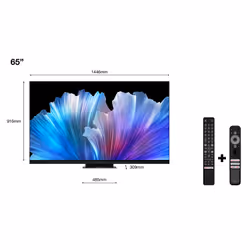 TCL C93 Series C935, 165,1 cm (65"), 3840 x 2160 pixels, QLED, Smart TV, Wifi, Noir