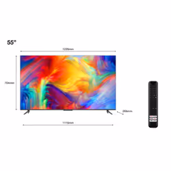 TCL P73 Series P735, 139,7 cm (55"), 3840 x 2160 pixels, LED, Smart TV, Wifi, Noir