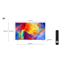TCL P63 Series P638 50" 4K Ultra HD Smart TV Wifi Noir