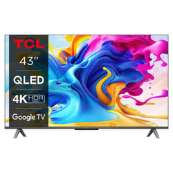TCL C64 Series 43C649 TV 43" 4K Ultra HD Smart TV Wifi Titane