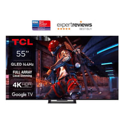 TCL C74 55C743 TV 55" 4K Ultra HD Smart TV Wifi Titane 1000 cd/m²