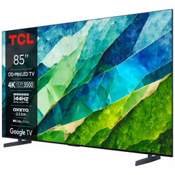 TCL C855 Series 85C855 TV 85" 4K Ultra HD Smart TV Wifi Noir 3500 cd/m²