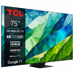 TCL C855 Series 75C855 TV 75" 4K Ultra HD Smart TV Wifi Noir 3500 cd/m²