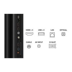 TCL P75 Series 75P755 TV 75" 4K Ultra HD Smart TV Wifi Titane