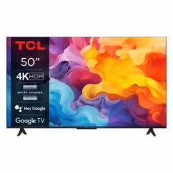 TCL 50V6B, 127 cm (50"), 3840 x 2160 pixels, LED, Smart TV, Wifi, Titane