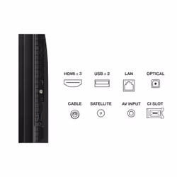 TCL C65 Series 85C655 TV 85" 4K Ultra HD Smart TV Wifi Titane 450 cd/m²