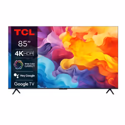 TCL V6B 85V6B, 2,16 m (85"), 3840 x 2160 pixels, LED, Smart TV, Wifi, Titane