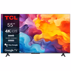 TCL P655 Series 55P655, 139,7 cm (55"), 3848 x 2160 pixels, LCD, Smart TV, Wifi, Noir