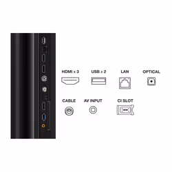TCL P79 Series 65P79B TV 65" 4K Ultra HD Smart TV Wifi Titane