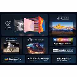 TCL C69 Series 65C69B TV 65" 4K Ultra HD Smart TV Wifi Titane 450 cd/m²