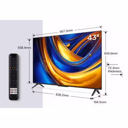 TCL P61 Series 43P61B TV 43" 4K Ultra HD Smart TV Titane 260 cd/m² - Vue supplémentaire 7