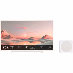 TCL A300 NXTFRAME 75A300 Pro, 190,5 cm (75"), 3848 x 2160 pixels, QLED, Smart TV, Wifi, Blanc