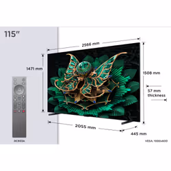 TCL 115C7K TV 115" 4K Ultra HD Smart TV Noir 3000 cd/m² - Vue supplémentaire 4