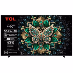 TCL C6K 98C6K, 2,49 m (98"), 3840 x 2160 pixels, QD-Mini LED, Smart TV, Wifi, Métallique