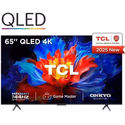 TCL P8K 65P8K. Diagonale de écran : 165,1 cm (65"), Résolution de écran : 3840 x 2160 pixels, Type HD : 4K Ultra HD, Affichag ...