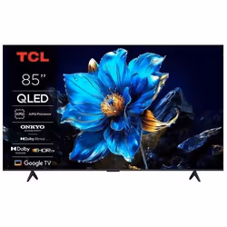 TCL P7K 85P7K, 2,16 m (85"), 3840 x 2160 pixels, QLED, Smart TV, Wifi, Métallique