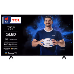 TCL P7K 75P7K, 190,5 cm (75"), 3840 x 2160 pixels, QLED, Smart TV, Wifi, Métallique