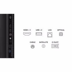 TCL P7K 50P7K TV 127 cm (50") 4K Ultra HD Smart TV Métallique 430 cd/m² - Vue supplémentaire 5