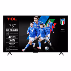 TCL Q6C 75Q6C, 190,5 cm (75"), 3840 x 2160 pixels, QD-Mini LED, Smart TV, Wifi, Métallique