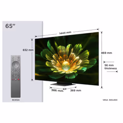 TCL C79K 65C79K TV 165,1 cm (65") 4K Ultra HD Smart TV Wifi Métallique