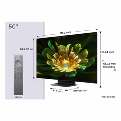 TCL C79K 50C79K TV 127 cm (50") 4K Ultra HD Smart TV Wifi Métallique