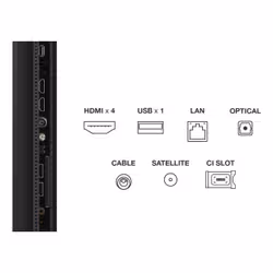 TCL 50C69K TV 127 cm (50") 4K Ultra HD Smart TV Métallique - Vue supplémentaire 4