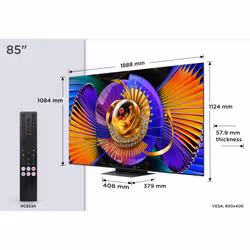 TCL C7L 85C7L TV 2,16 m (85") 4K Ultra HD Smart TV Wifi Noir - Vue supplémentaire 4