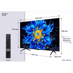 TCL P8L 55P8L TV 55" 4K Ultra HD Smart TV Noir - Vue supplémentaire 4