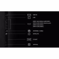 TCL 55C89L TV 139,7 cm (55") 4K Ultra HD Smart TV Noir 3000 cd/m² - Vue supplémentaire 8