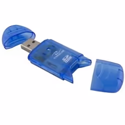TITANUM TA101B lecteur de carte mémoire USB 2.0 Bleu