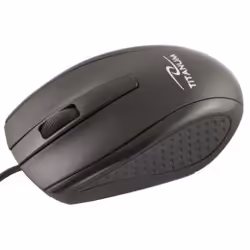 TITANUM TM110K, Ambidextre, Optique, USB Type-A, 1000 DPI, Noir