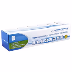 Esperanza EF108 trépied Caméras numériques 3 pieds Noir, Blanc