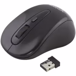 Souris pour PC USB Esperanza XM104K Extreme - Noir - Sans fil - Optique - 1200 dpi