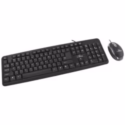 TITANUM TK106, Taille réelle (100 %), Avec fil, USB, Noir, Souris incluse