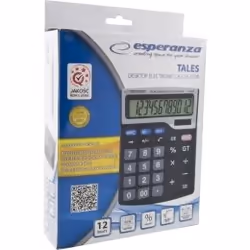 Esperanza ECL101 calculatrice Bureau Calculatrice basique Noir