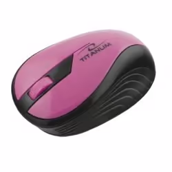 Esperanza Titanum Wireless, Droitier, Optique, RF sans fil, 1000 DPI, Noir, Rose
