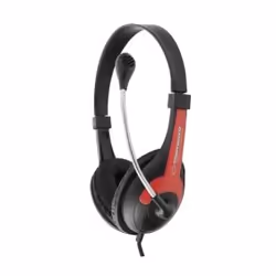 Esperanza EH158R, Avec fil, Musique, Casque, Noir, Rouge