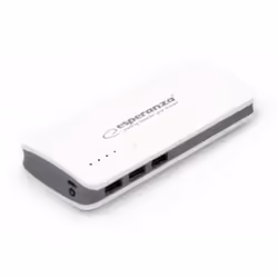 Esperanza EMP106WE Radium, 8000 mAh, Gris, Blanc