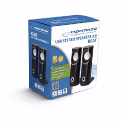 Esperanza 2.0 BEAT haut-parleur Noir Avec fil 6 W - Vue supplémentaire 4